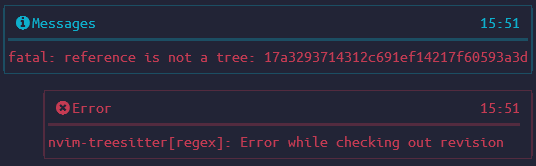 nvim-treesitter-regex-error